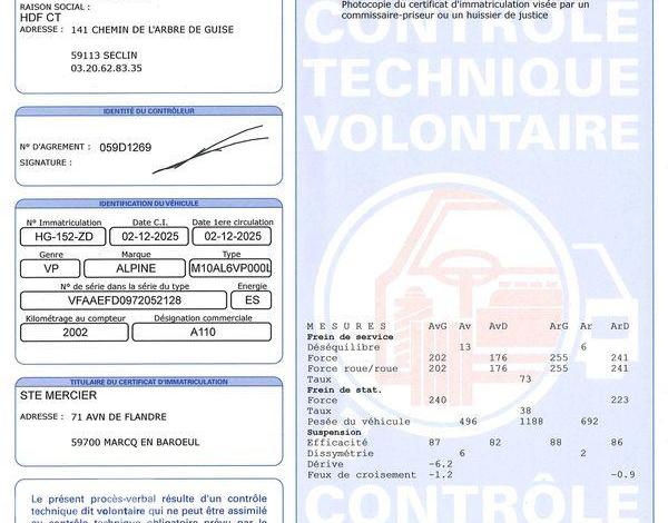 ALPINE A110 252CH BLEU HG-152-ZD