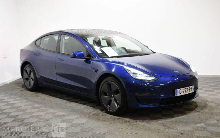 TESLA MODEL 3 DUAL-MOTOR 82kWh 500ch GRANDE-AUTONOMIE 4WD BVA BLEU HG-772-PY