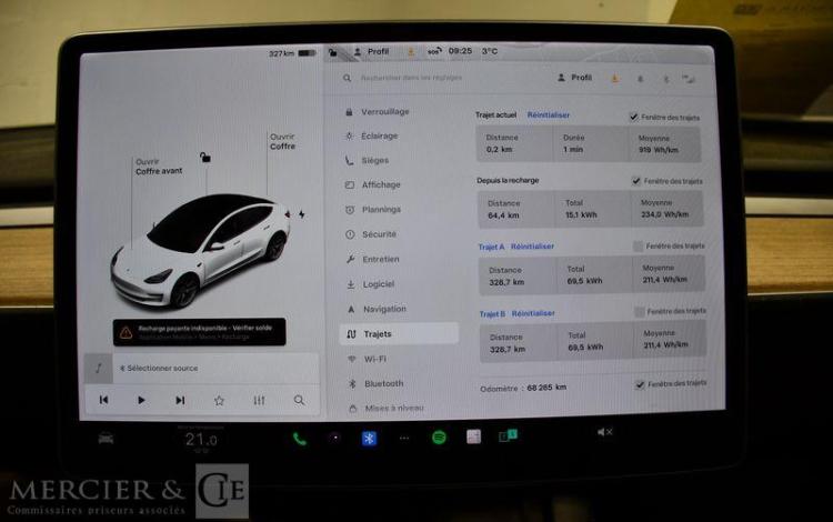 TESLA MODEL 3 82KWH GD AUTONOMIE BLANC HG-857-LS