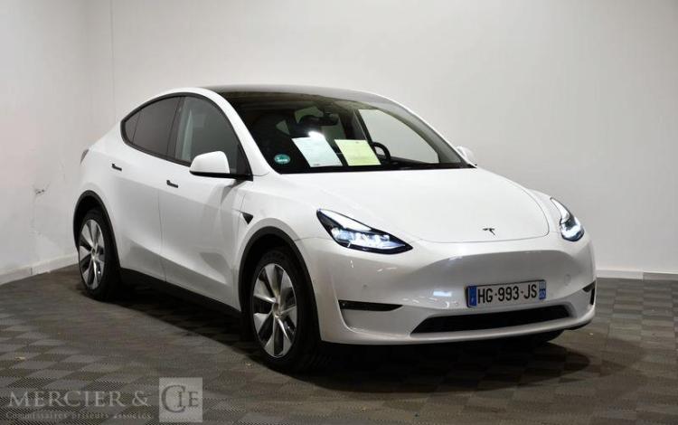 TESLA MODEL Y DUAL-MOTOR 82kWh 515ch GRANDE-AUTONOMIE LAUNCH EDITION 4WD BVA BLANC HG-993-JS
