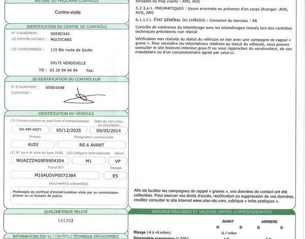 AUDI RS6 2014 NOIR HH-489-AZ