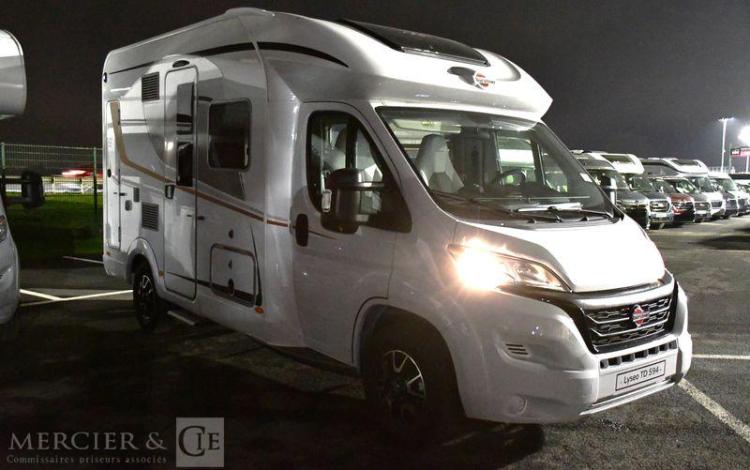 BURSTNER CAMPING-CAR PROFILE – BURNSTER LYSEO TD IT 594 – FIAT  140CV BLANC X50597