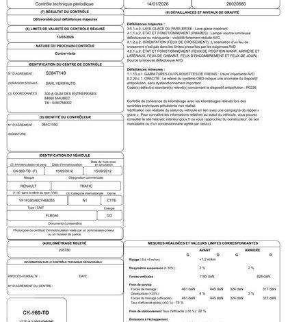 RENAULT TRAFIC DCI BLEU CK-960-TD