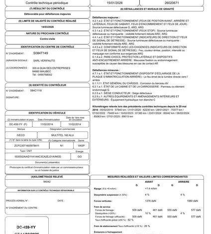 IVECO 35S11 NACELLE SUR VL MULTITEL 160 ALU/DS 16M 4939H ROUGE DC-459-YY