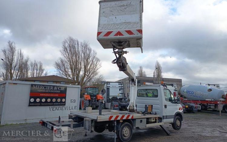 MULTITEL DAILY 35S11 AVEC NACELLE MULTITEL 160ALU 16M – DIESEL – 4074 HEURES – ANNEE 2014 BLANC DJ-606-SN