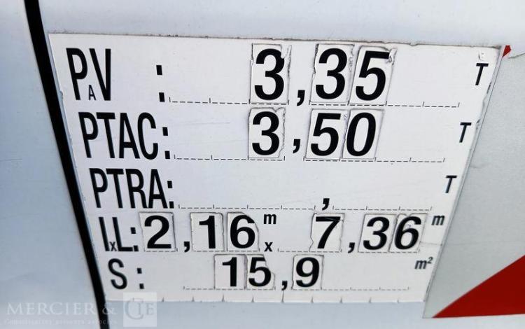 MULTITEL DAILY 35S11 AVEC NACELLE MULTITEL 160ALU 16M – DIESEL – 4074 HEURES – ANNEE 2014 BLANC DJ-606-SN