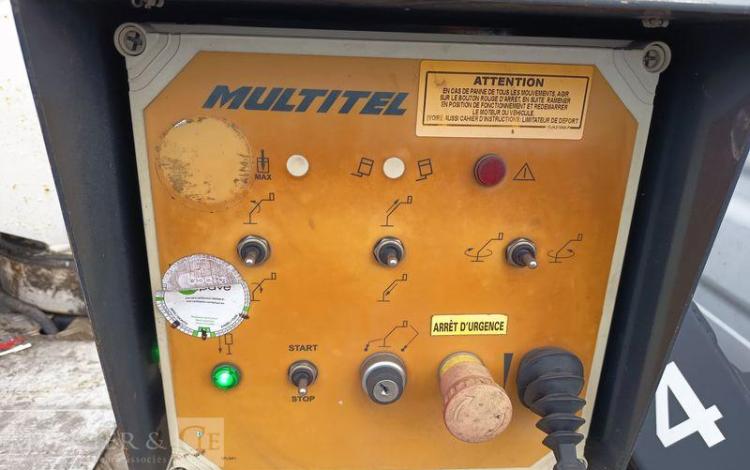 MULTITEL DAILY 35S11 AVEC NACELLE MULTITEL 160ALU 16M – DIESEL – 4074 HEURES – ANNEE 2014 BLANC DJ-606-SN