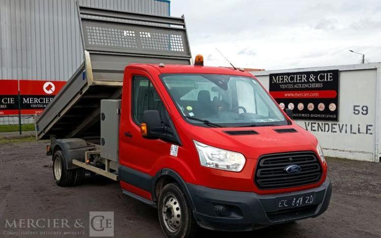 FORD TRANSIT 350L BENNE SIMPLE CABINE COFFRE  EC-888-ZD