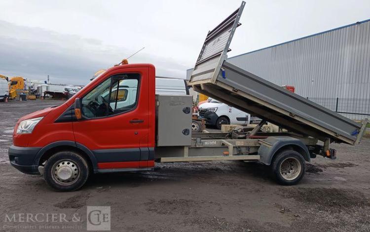 FORD TRANSIT 350L BENNE SIMPLE CABINE COFFRE  EC-888-ZD
