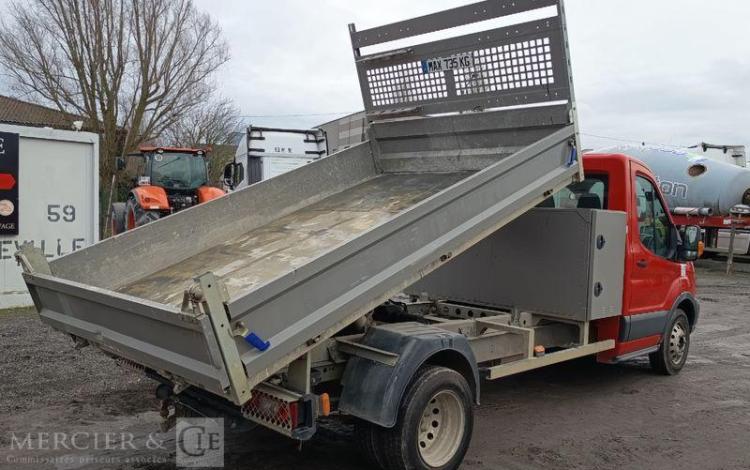 FORD TRANSIT 350L BENNE SIMPLE CABINE COFFRE  EC-888-ZD