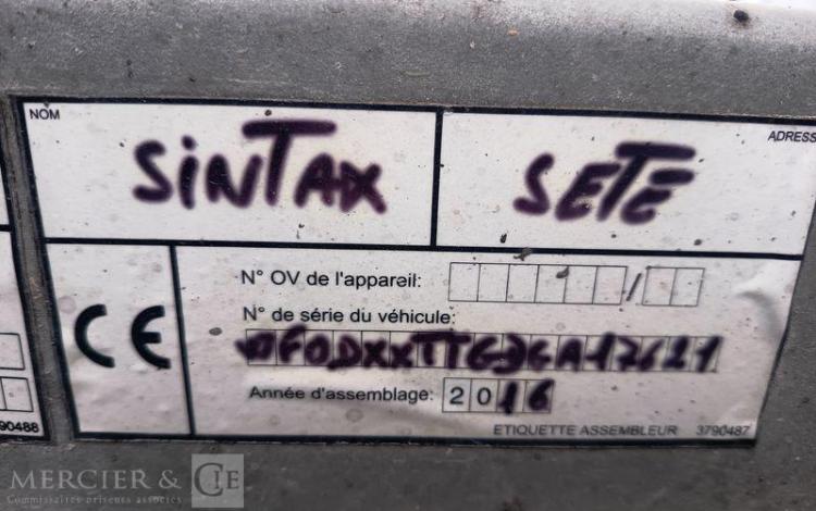 FORD TRANSIT 350L BENNE SIMPLE CABINE COFFRE  EC-888-ZD