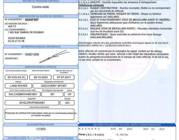 LAND ROVER DISCOVERY SPORT 2,0 TD4 180 HSE 4WD BVA GRIS EP-015-AX