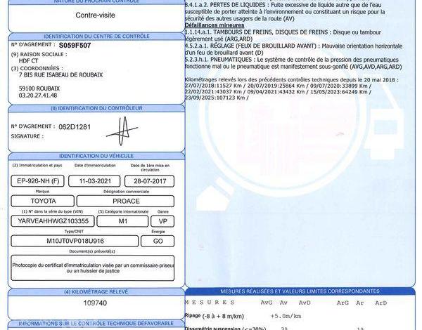 TOYOTA PROACE VERSO 180 D-4D BVA LOUNGE NOIRE EP-926-NH