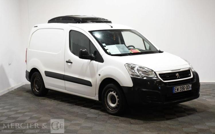 PEUGEOT PARTNER FOURGON 1.6 BLUEHDI 100 L1 M FRIGO BLANC EW-396-QD