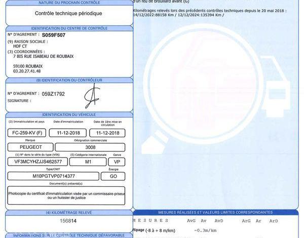 PEUGEOT 3008 1,5 BLUE HDI 130 GT LINE S&S BLEU FC-259-KV