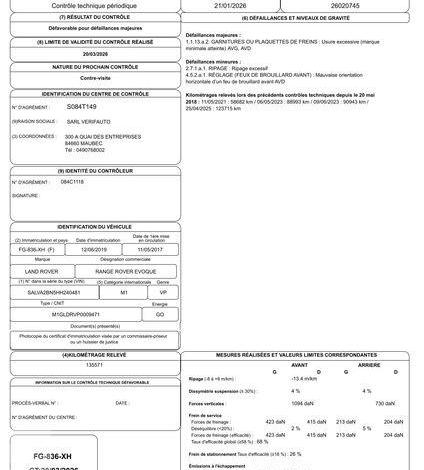 LAND ROVER RANGE ROVER EVOQUE BLANC FG-836-XH