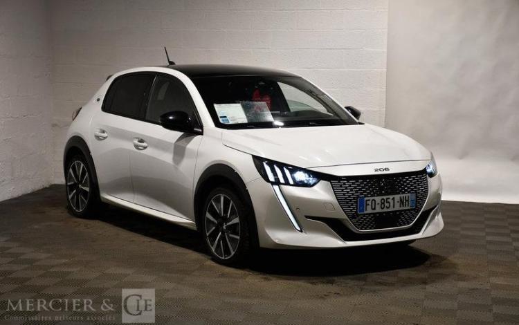 PEUGEOT e-208 136CH GT LINE BLANC FQ-851-NH
