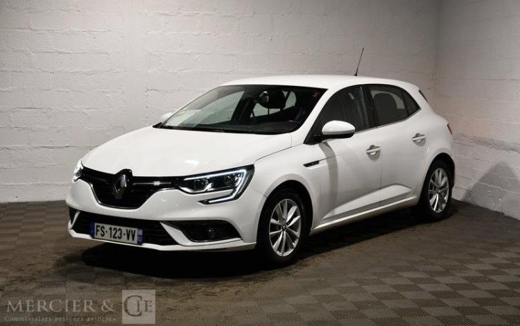 RENAULT MEGANE BERLINE ZEN VLUE DCI 95 BLANC FS-123-VV