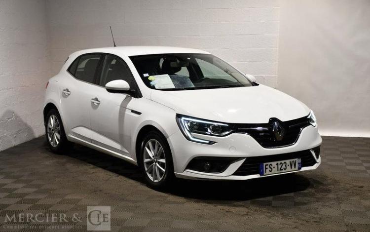 RENAULT MEGANE BERLINE ZEN VLUE DCI 95 BLANC FS-123-VV