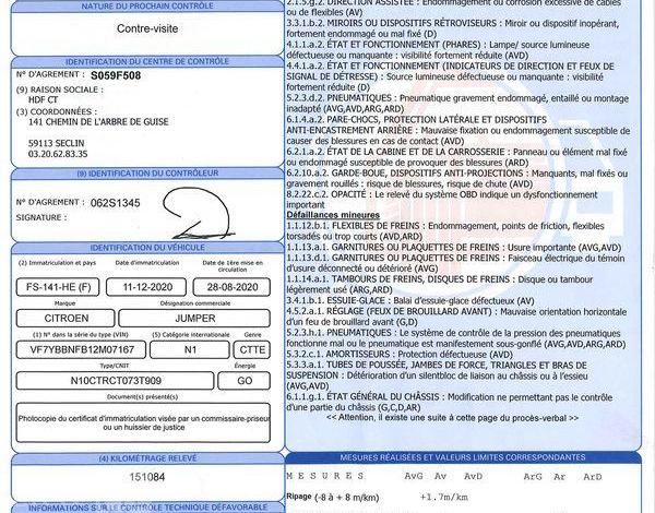 CITROEN JUMPER II Phase 3 Fourgon 33 L2H2 2.2 BlueHDi 16V  S&S 140 CV – ANNEE 2020 BLANC FS-141-HE