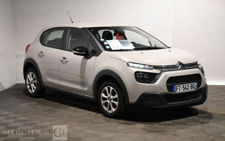 CITROEN C3 PURETECH 83CH FEEL S&S BVM5 5P BLANC FT-542-BG