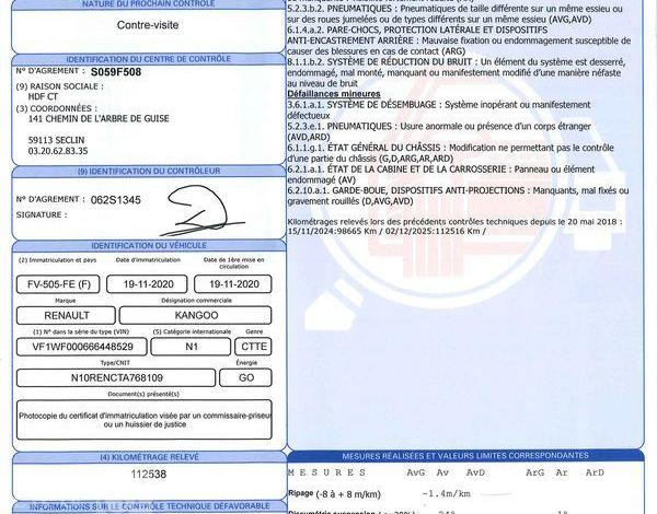 RENAULT KANGOO EXPRESS EXTRA R-LINK BLUE DCI 95 BLANC FV-505-FE