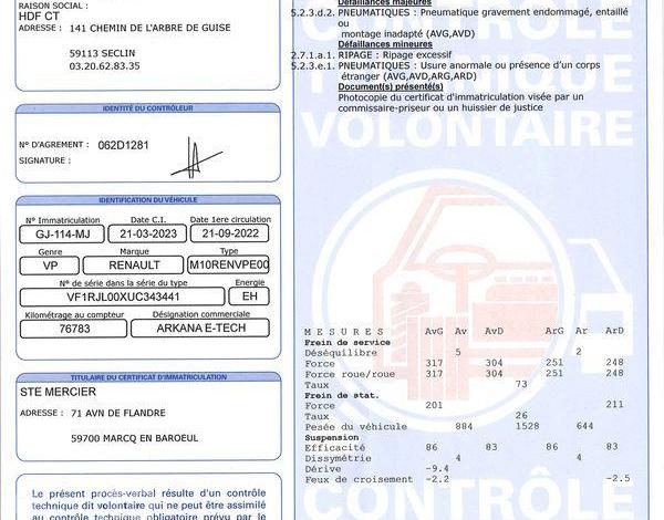 RENAULT ARKANA 1.6 E-TECH HYBRIDE 145ch BVA BLANC GJ-114-MJ