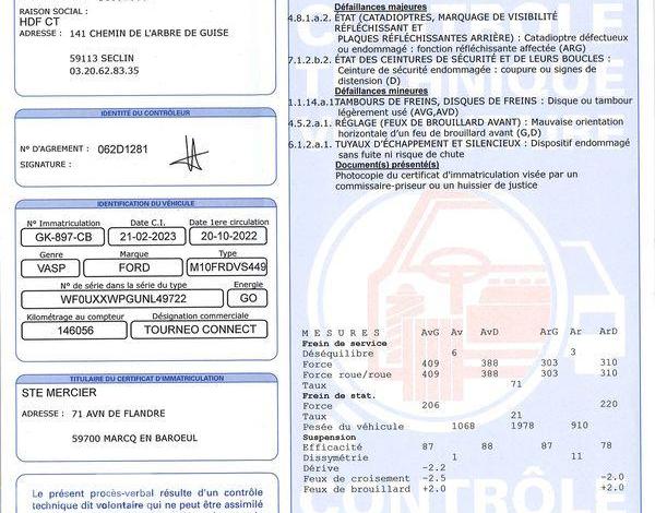 FORD TOURNEO CONNECT EQUIPE PMR – 7 PLACES NOIR GK-897-CB