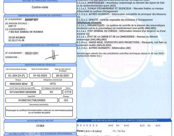 MERCEDES VITO 2,1 CDI 163 PRO BLANC GL-204-ZA