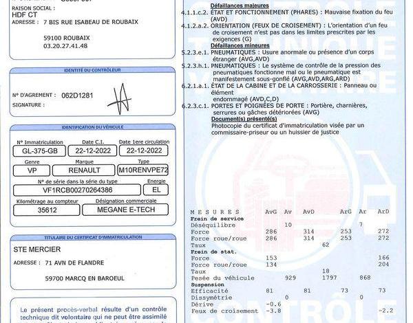 RENAULT MEGANE E-TECH EVOLUTION ER EV60 130CH NOIR GL-375-GB