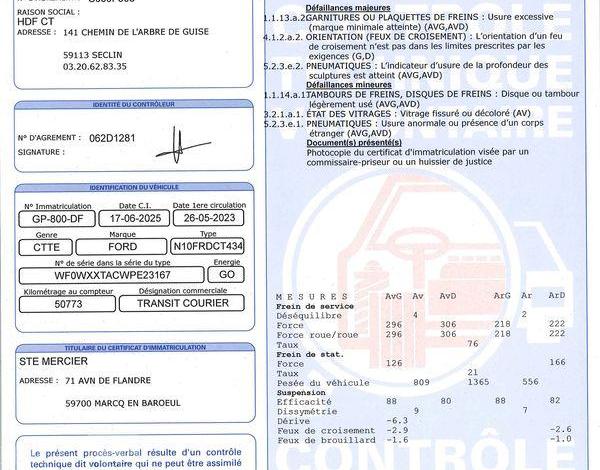 FORD TRANSIT COURIER FG 1.5 TDCI 100CH LIMITED  GP-800-DF