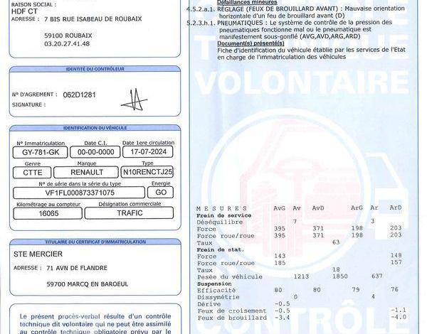 RENAULT TRAFIC L1H1 2T8 EXTRA BLUE DCI BLANC GY-781-GK