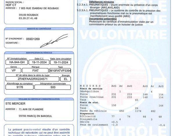 FIAT 500 e BEV BLANC HA-944-GH