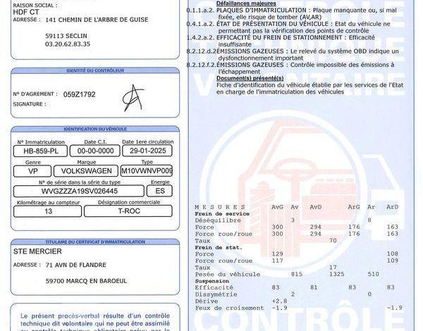 VOLKSWAGEN T-ROC NOIR HB-859-PL