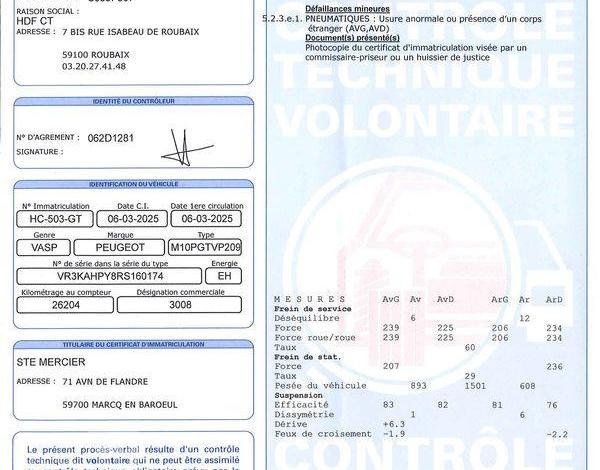 PEUGEOT 3008 STE BLEU HC-503-GT