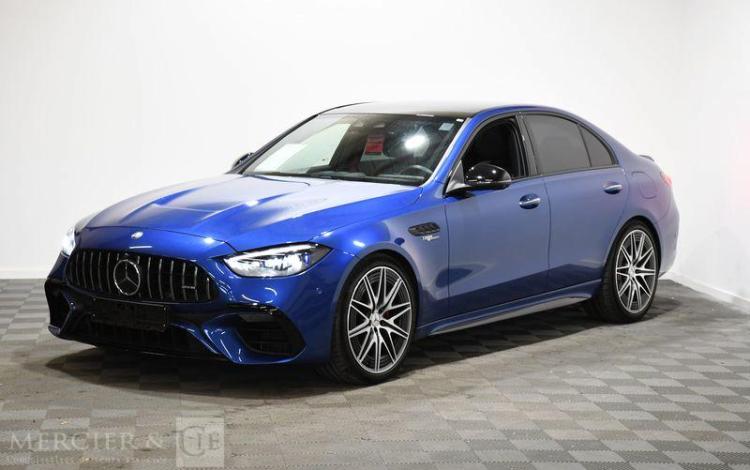 MERCEDES C63S AMG e-PERFORMANCE 680ch HYBRIDE PHEV BLEU WIVF8134
