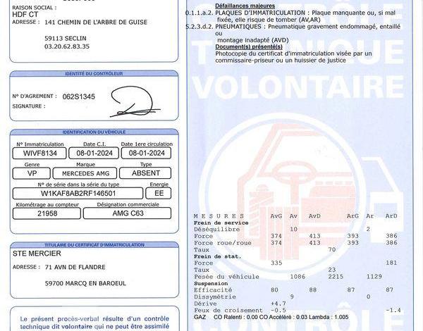 MERCEDES C63S AMG e-PERFORMANCE 680ch HYBRIDE PHEV BLEU WIVF8134