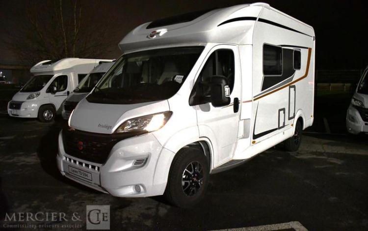 BURSTNER CAMPING-CAR PROFILE – BURNSTER LYSEO TD IT 594 – FIAT  140CV BLANC X50597