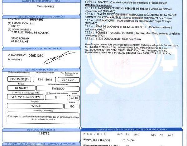 RENAULT KANGOO DCI  BD-115-ZB