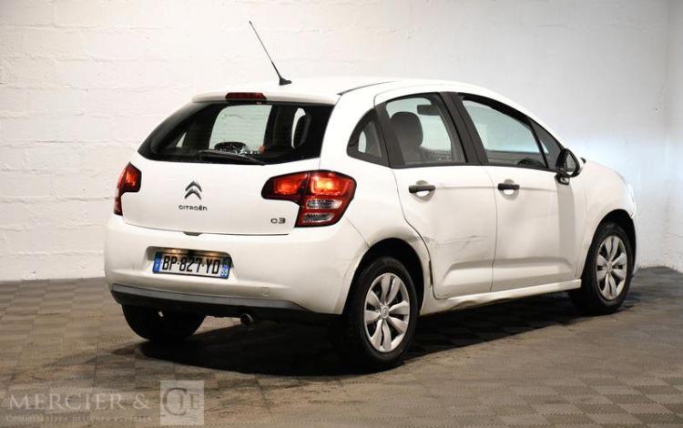 CITROEN C3  1,4 HDI 70 CH BLANC BP-827-YD