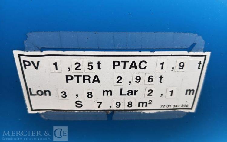 RENAULT KANGOO II EXPRESS (VU) 1.5 DCI 70 CV – DIESEL – 224159 KMS – ANNEE 2012 BLEU CA-021-CY