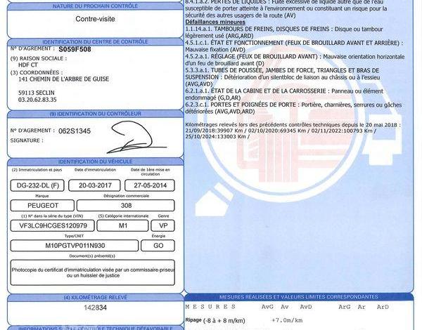 PEUGEOT 308 SW 1.6 E-HDI 115 ACTIVE VIOLET DG-232-DL