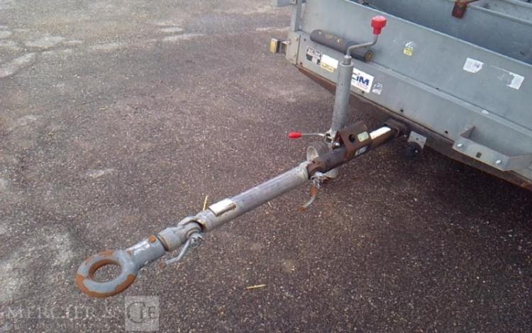 ECIM REMORQUE PORTE PANNEAU 1 ESSIEU PTAC 750KG ALU DQ-497-WK