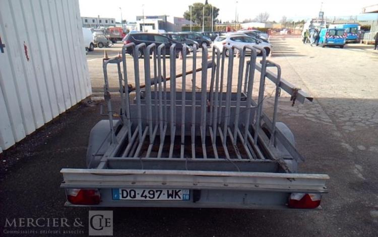 ECIM REMORQUE PORTE PANNEAU 1 ESSIEU PTAC 750KG ALU DQ-497-WK