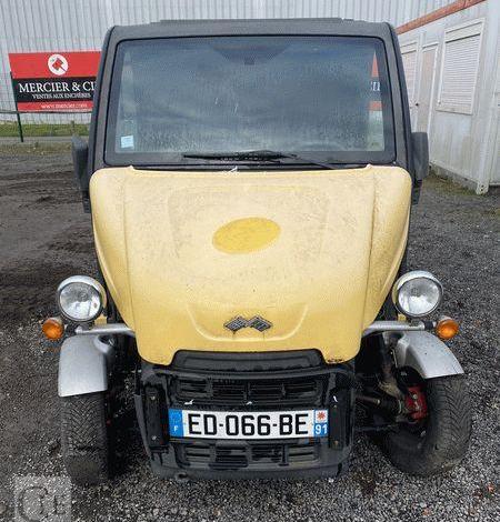 LIGIER QUADEO BE SUN ELECTRIQUE 11CV BOITE AUTO JAUNE ED-066-BE