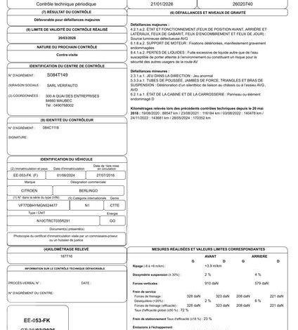 CITROEN BERLINGO 1.6 BLUEHDI 100CH 20L1 BUSINESS ETG JAUNE EE-053-FK