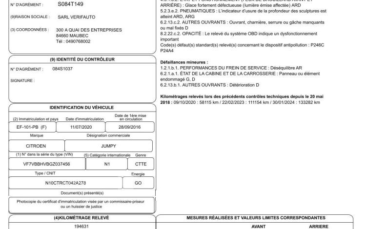 CITROEN JUMPY FG 1.6 BLUEHDI 95CH M L2 CLUB BLANC EF-101-PB