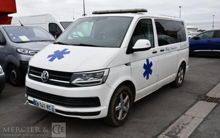 VOLKSWAGEN TRANSPORTER T6 AMBULANCE BLANC EH-141-RC