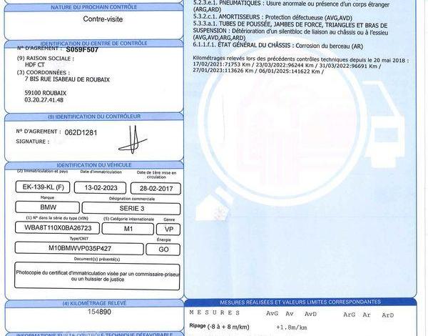 BMW SERIE 3 GRAN TURISMO 318DA 143 CH M SPORT BLANC EK-139-KL