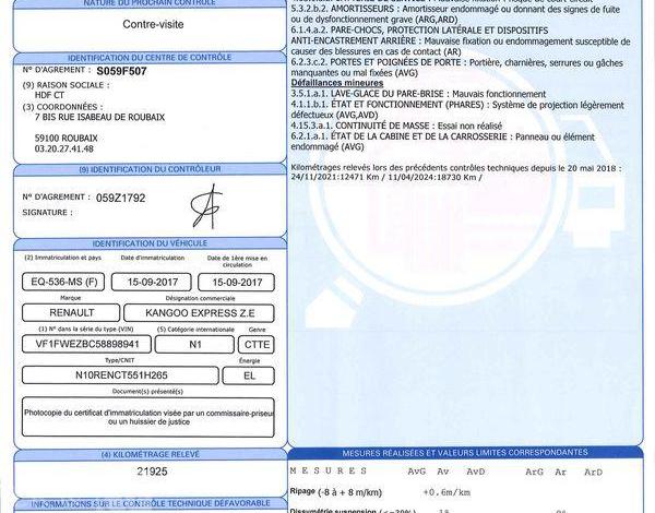 RENAULT KANGOO FOURGON ELECTRIC 60 33KWH ACHAT-INTEGRAL 33 EXTRA RLINK BVA BLANC EQ-536-MS
